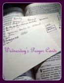 Wednesday's Prayer Cards
